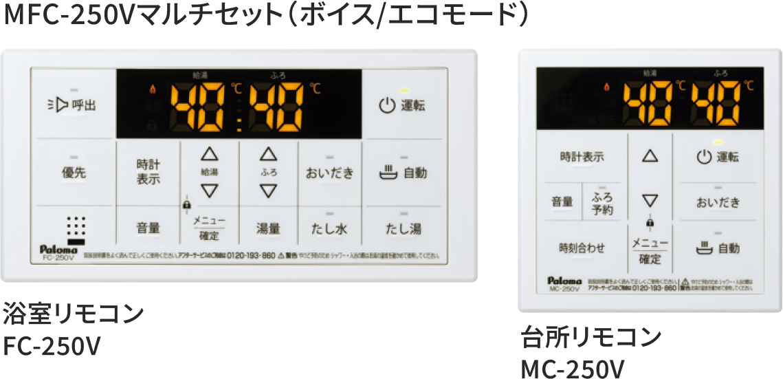 MFC-250Vマルチセット（ボイス/エコモード）